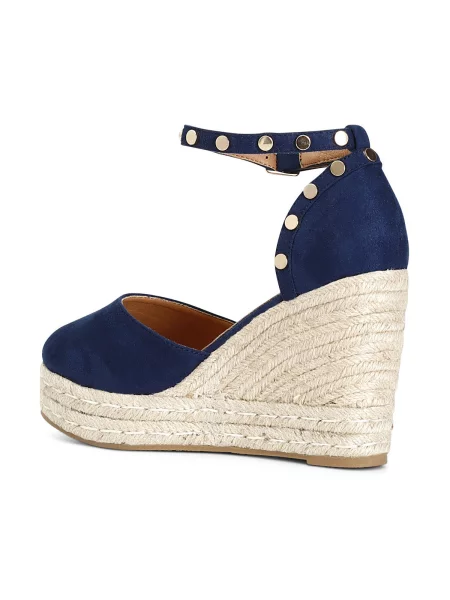 Espadrilky Café Noir modrá