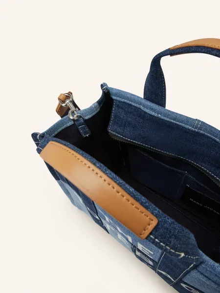 Malá shopper kabelka Marc Jacobs modrá