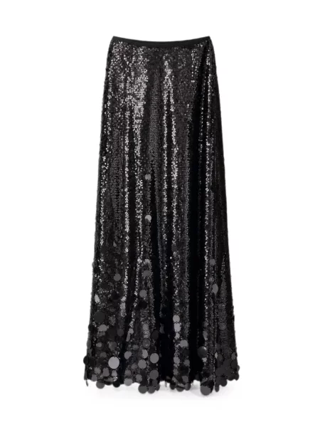 Fusta maxi Edward Achour Paris negru