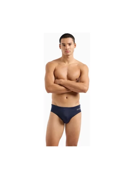 Pantaloni Eax albastru