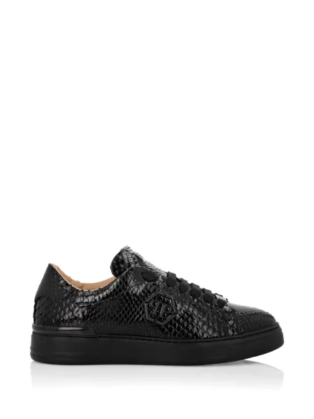 Kožne tenisice Philipp Plein crna