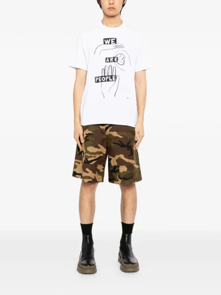 Tricou Sacai cu imagine alb