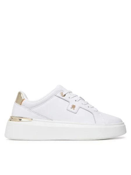 Sneakers Tommy Hilfiger Th Platform Chic Sneaker alb