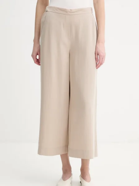 Marc O'Polo pantaloni din amestec de in bej