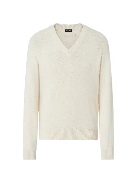 Pulover cu decolteu în v Zegna cu decolteu în V
