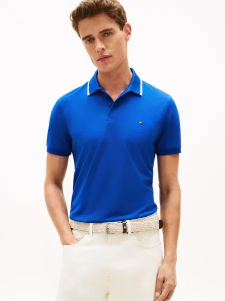 TOMMY HILFIGER Tričko modrá biela