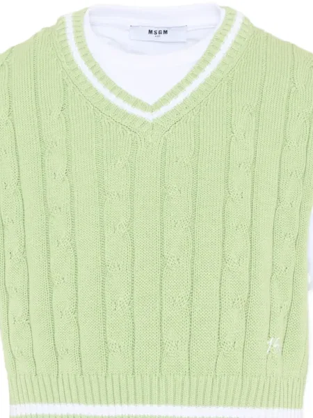 Dětské tričko Msgm zelené