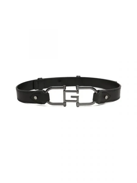 Guess ALVA ADJUST cu adaos de piele negru
