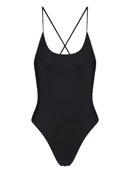 Costum de baie Daily Paper cu imagine negru