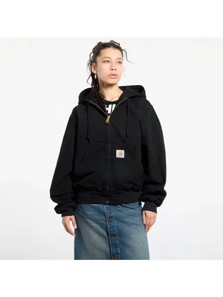 Яке Carhartt WIP OG Active Jacket UNISEX Black Rinsed S черно