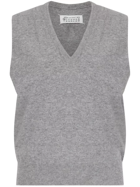 Vestă Maison Margiela de lână gri