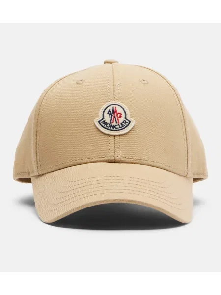Șapcă Moncler cu autograf bej