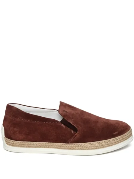 Pantofi loafer Tod's din piele slip-on maro