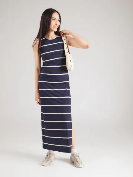 VERO MODA Rochie VMDINA bleumarin alb