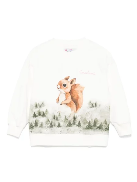 Bluza dziecięca Mc2 Saint Barth biała