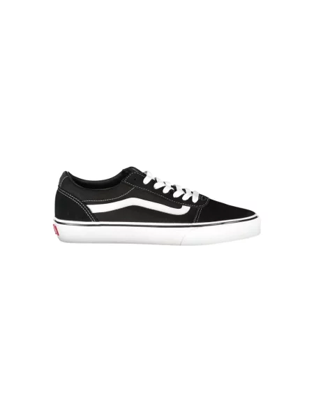 Lniane sneakersy Vans czarne