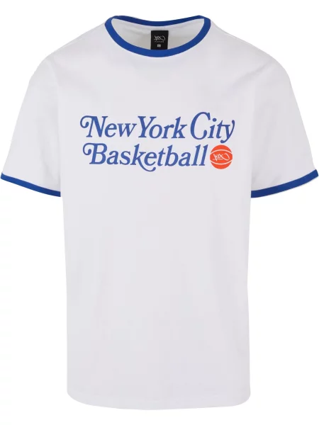 Tričko NYC BB modrá / humrová bílá