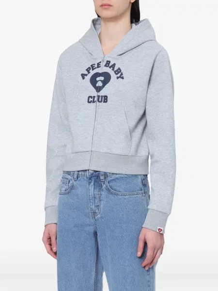 Hoodie Apee™ By *a Bathing Ape® με σχέδιο γκρι