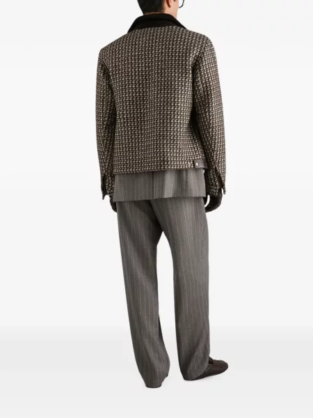Pantaloni Dolce & Gabbana de lână gri