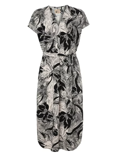 TATUUM Rochie Awa ecru negru