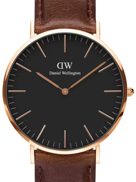 Klasikinės laikrodžiai Daniel Wellington juoda