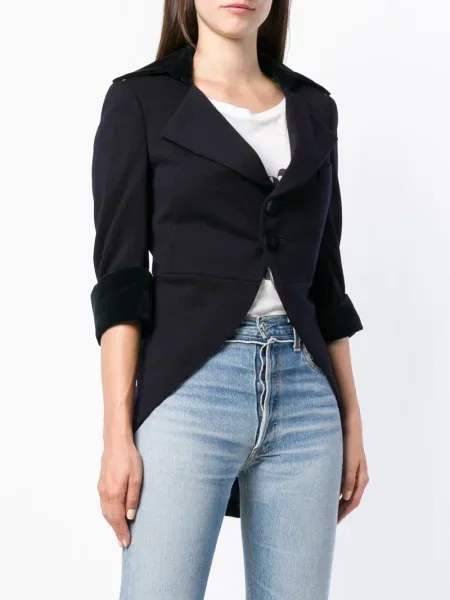 Široká bunda Comme Des Garçons Pre-owned modrá