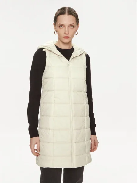 JDY Vestă Zulu Spring Écru