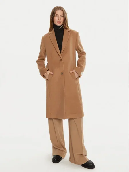 Calvin Klein Palton de lână bej