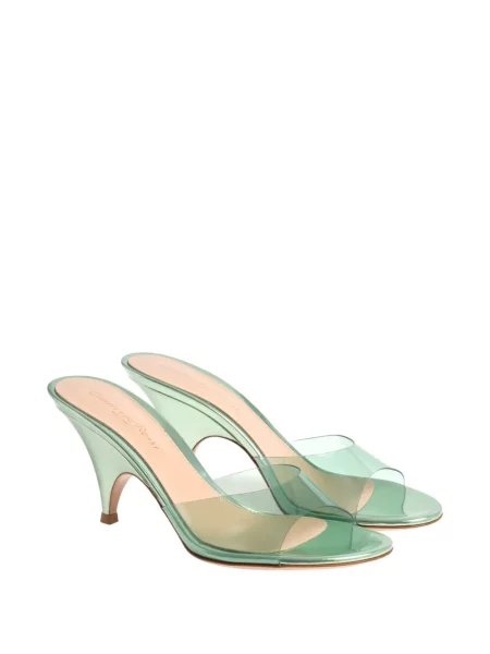 Papuci tip mules Gianvito Rossi verde