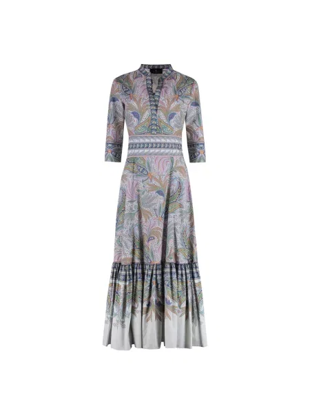 Sukienka maxi Etro z wzorem paisley