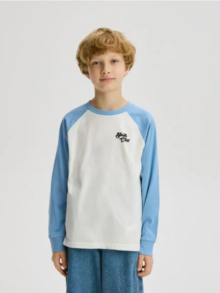 Reserved longsleeve jasnoniebieski