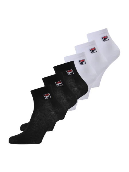 FILA Șosete bleumarin / roșu / negru / murdar alb