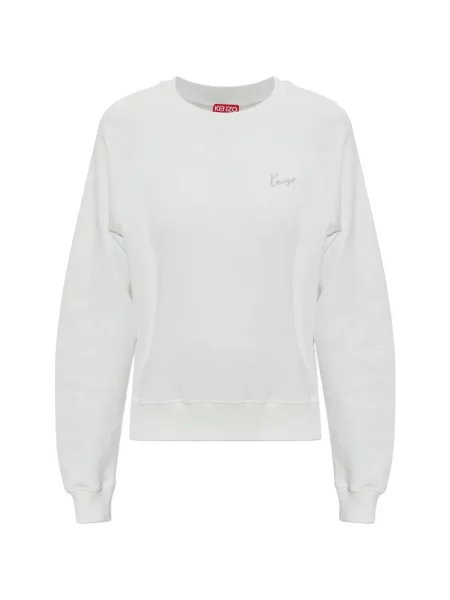 Hanorac Kenzo cu broderie alb
