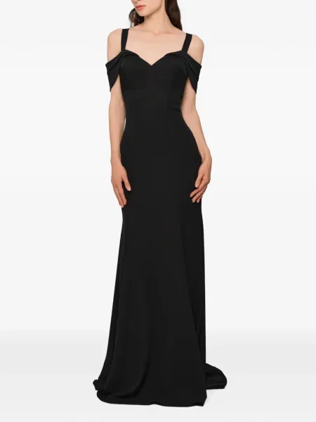 Rochie maxi Murmur de costum negru