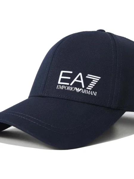 Șapcă Ea7 Emporio Armani cu autograf albastru