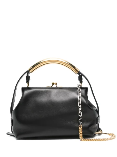 Geanta de piele Moschino din piele negru