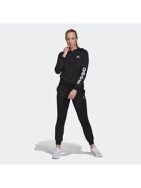 Dres adidas Essentials Logo French Terry biały