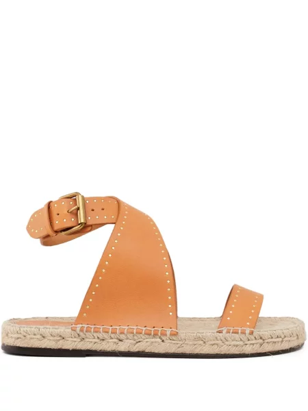 Espadrile Isabel Marant din piele maro