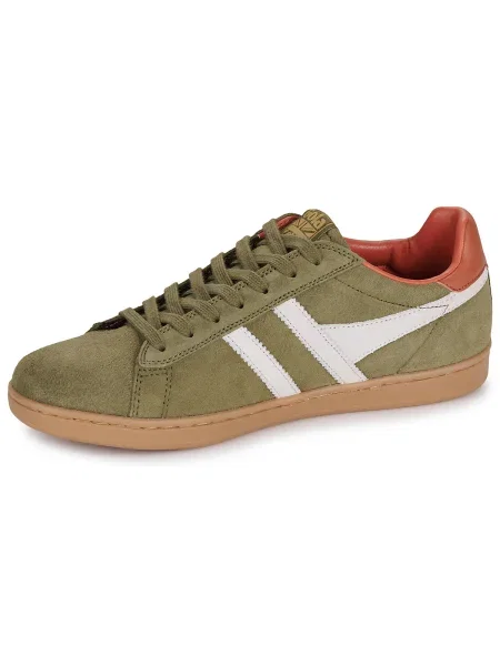 Pantofi Gola din piele de căprioară kaki