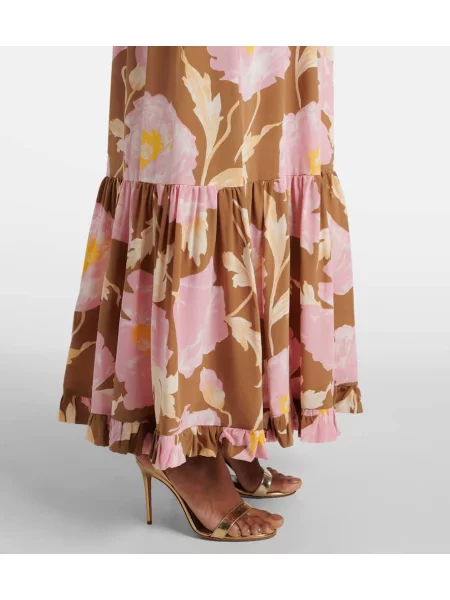 Rochie maxi La Doublej de mătase de costum