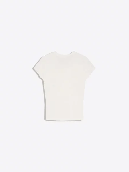 Bershka Tricou galben / verde / roz alb