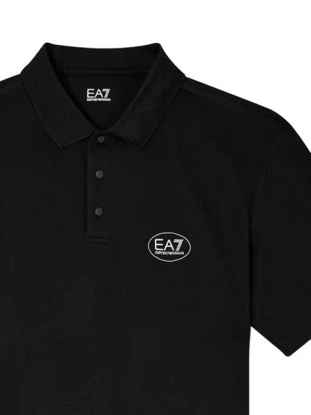 Rövid pólóing Ea7 Emporio Armani nyomtatás fekete