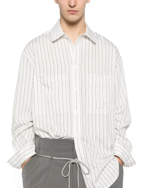 Pruhovaná košile Song For The Mute bílá