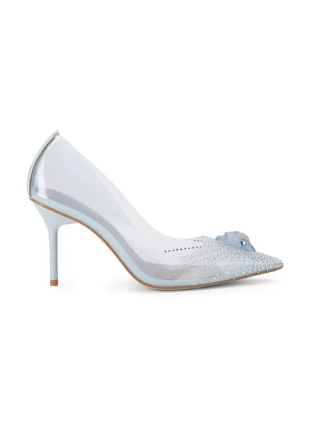 Kurt Geiger London pantofi cu stiletto Eagle Vinyl Court Pale Blue albastru