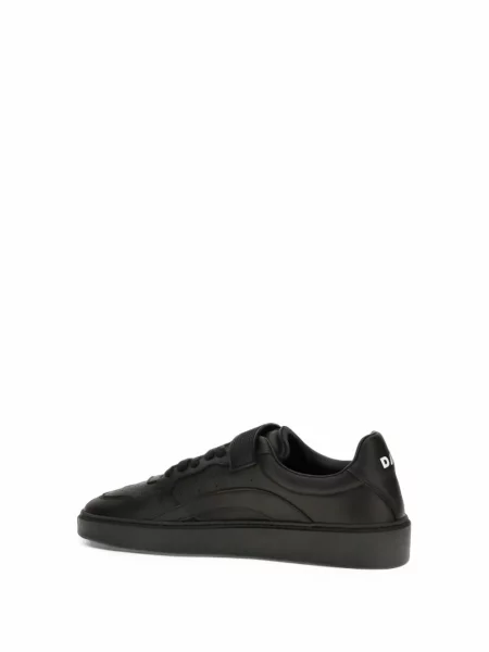 Sneakerși Dsquared2 din piele cu bretele negru