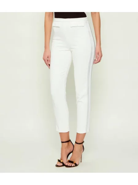 Elisabetta Franchi Pantaloni țigarete alb