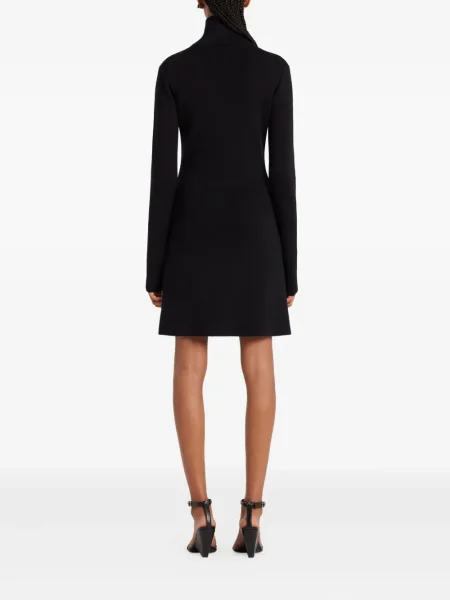 Rochie Courreges din jerseu de costum negru