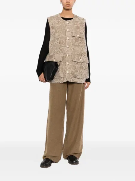 Vestă Uma Wang cu model floral din jacard