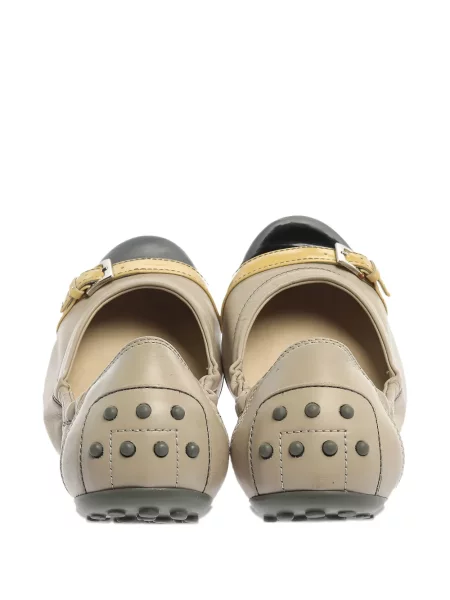 Balerini Tod's din piele cu cataramă