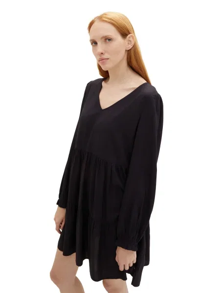 TOM TAILOR DENIM Rochie negru